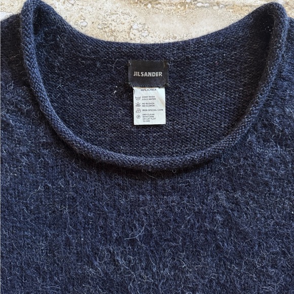 Jil Sander 100% Alpaca Crewneck Sweater - Picture 4 of 7